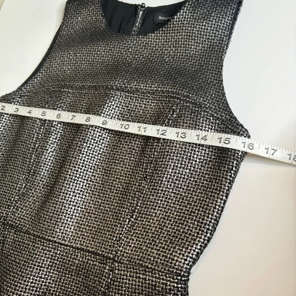 Banana Republic Gunmetal dress & jacket size 4 - Picture 14 of 15